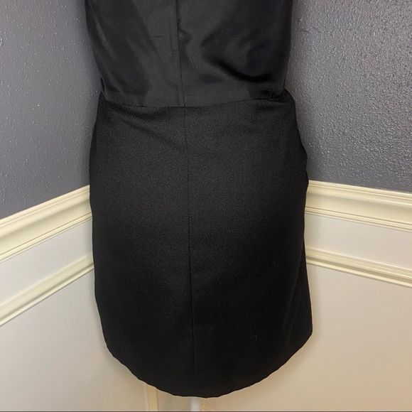 Sea NY Mixed Media Pussy Bow Button Down Dress - Picture 8 of 10